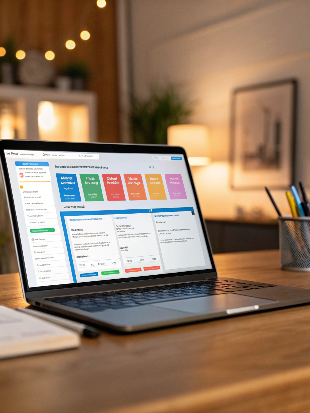 Automated invoice generation screen for bakery clients
